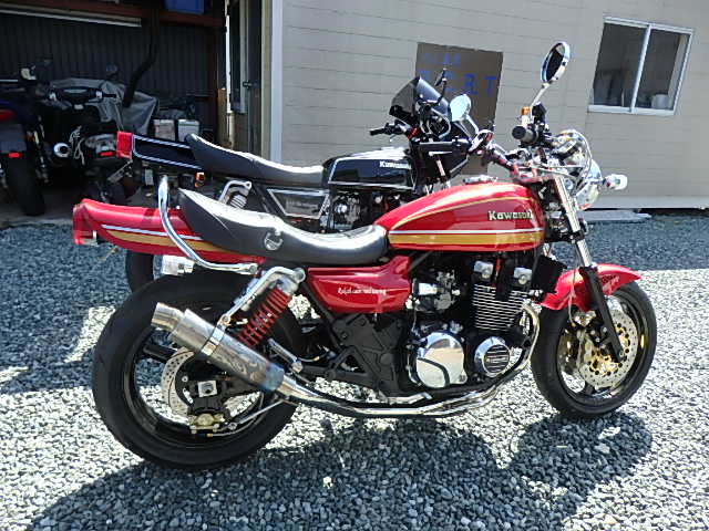 kawasaki ゼファー750 リアサスペンション交換RCRT