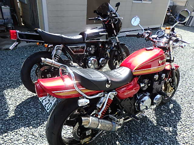 kawasaki ゼファー750 リアサスペンション交換RCRT