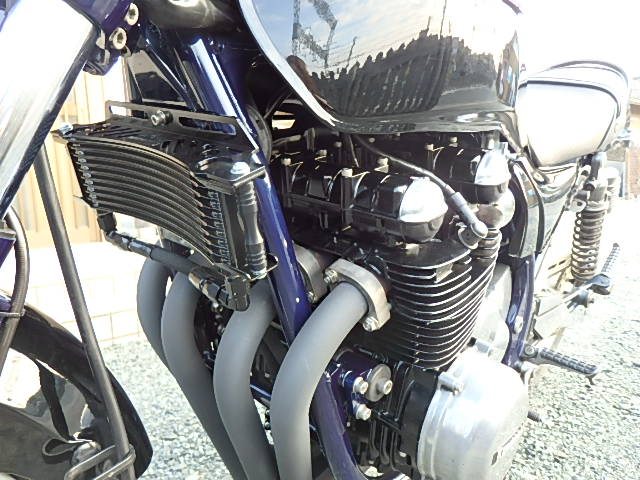 kawasaki ゼファー750 オイルクーラー取り付けRCRT